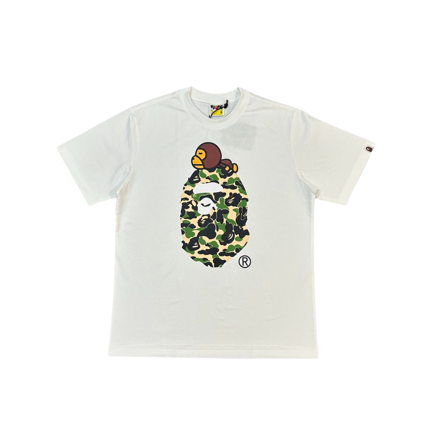 1:1 quality version 28205446 3-color Camouflage ape Print Tee 6 colors