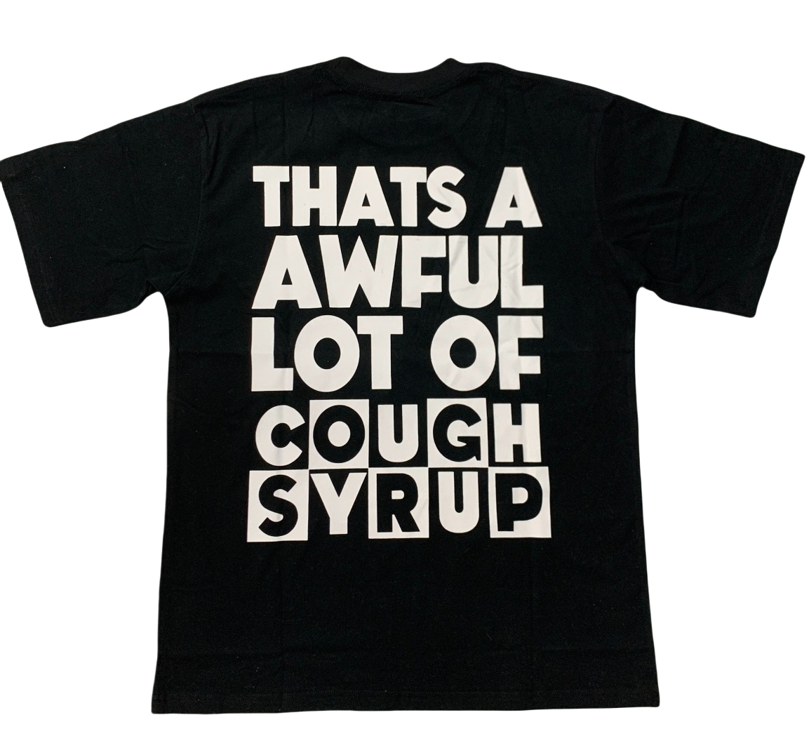 28310664 Black and white letter Print Tee