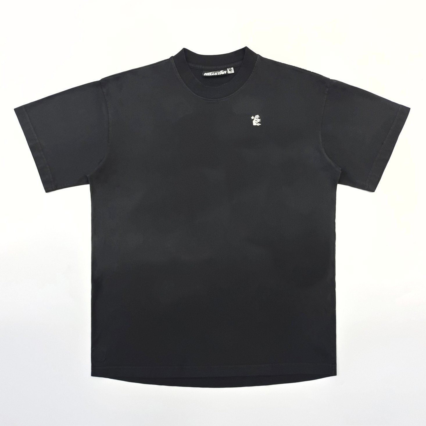 1:1 quality version Chest small logo back lettering print Tee with NFC tag