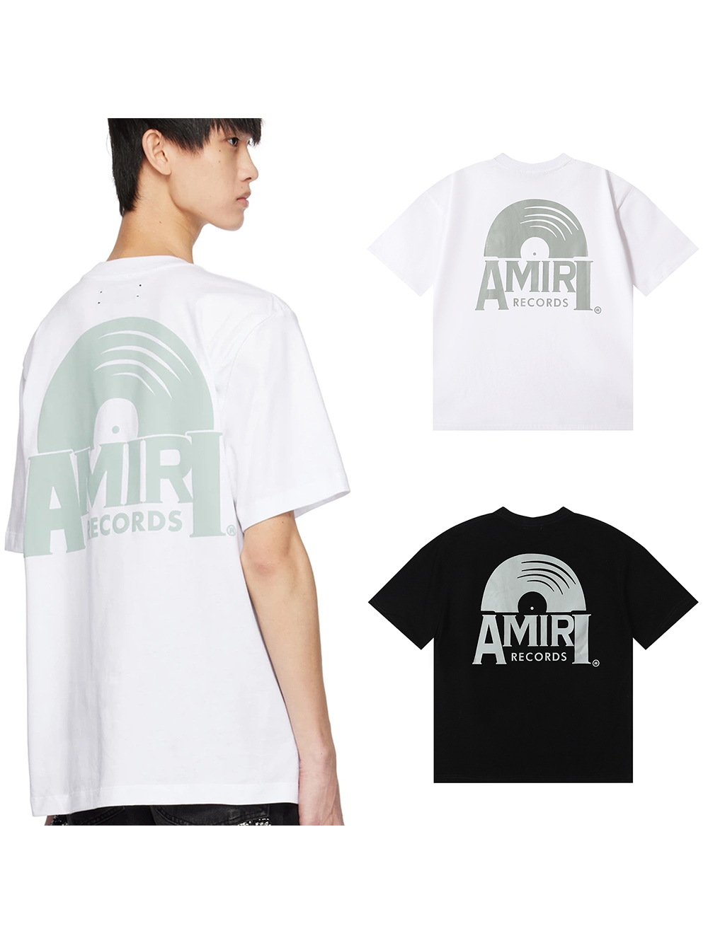 Half Record Alphabet Print Tee 2 colors