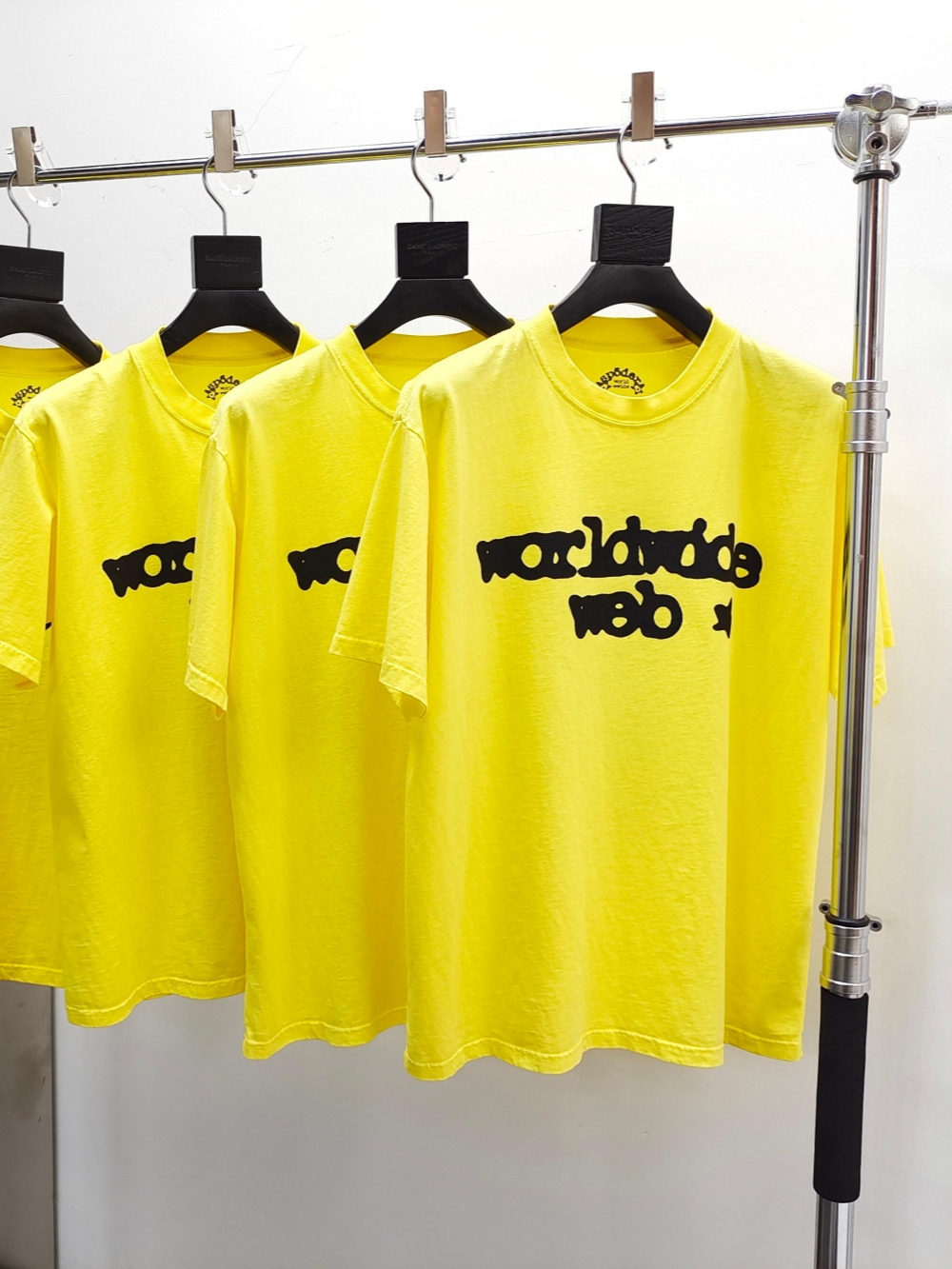 1:1 quality version 28312371 Back Black Spiderweb Printed Tee