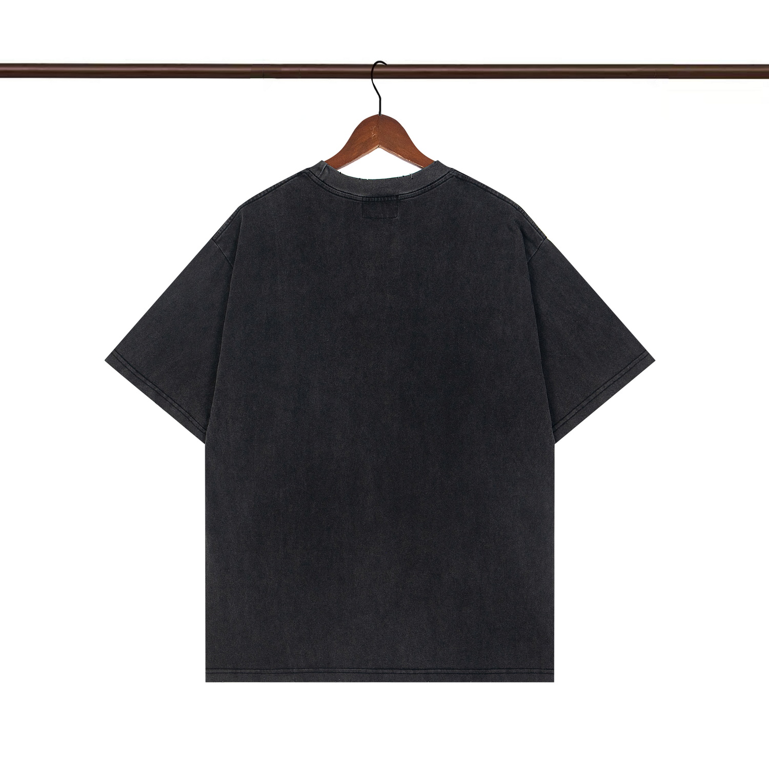 1:1 quality version Skull Rose creature print Washed Version Tee