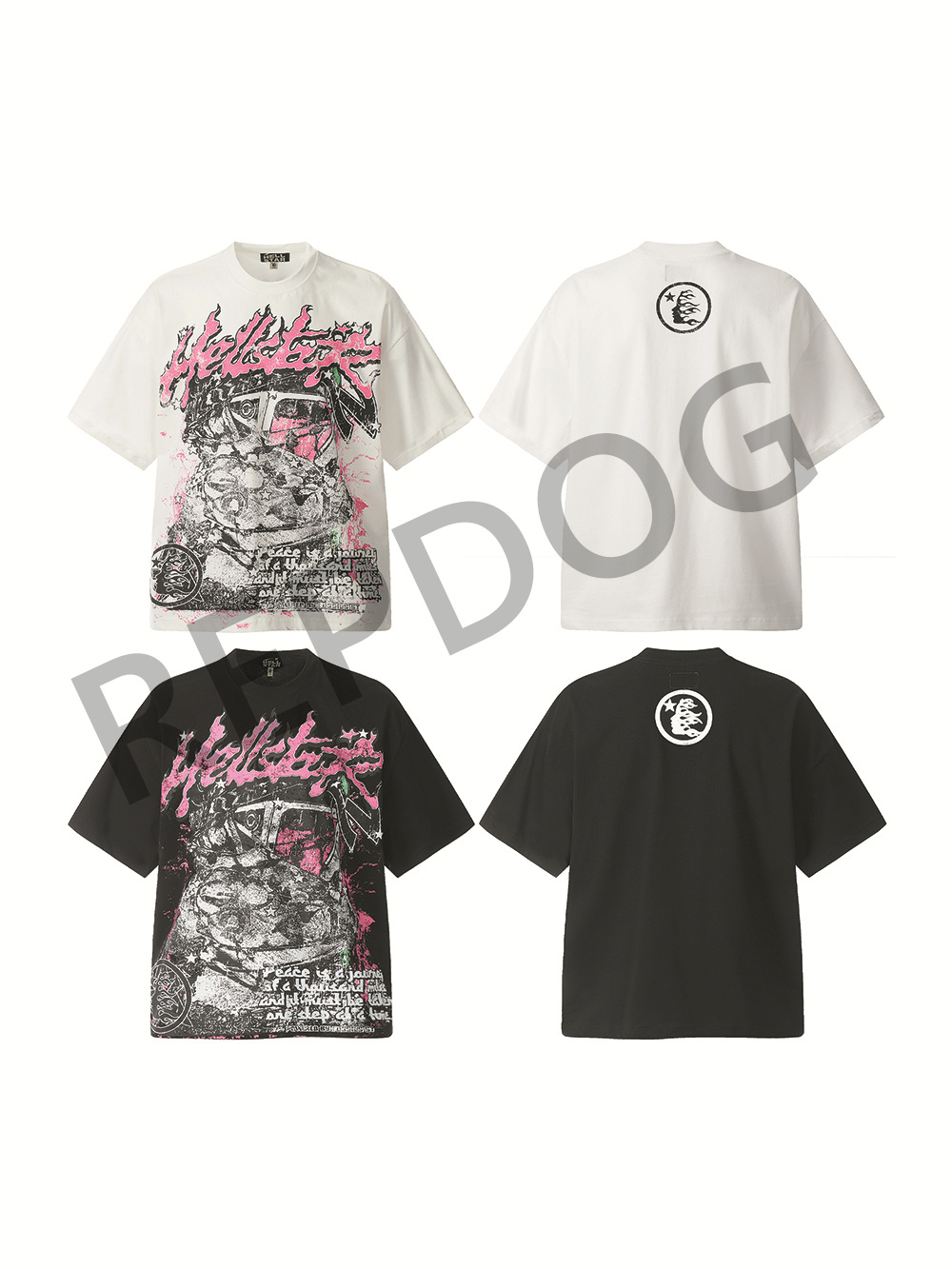 Vintage Graffiti Hip Hop Small Logo Back Tee 2 colors