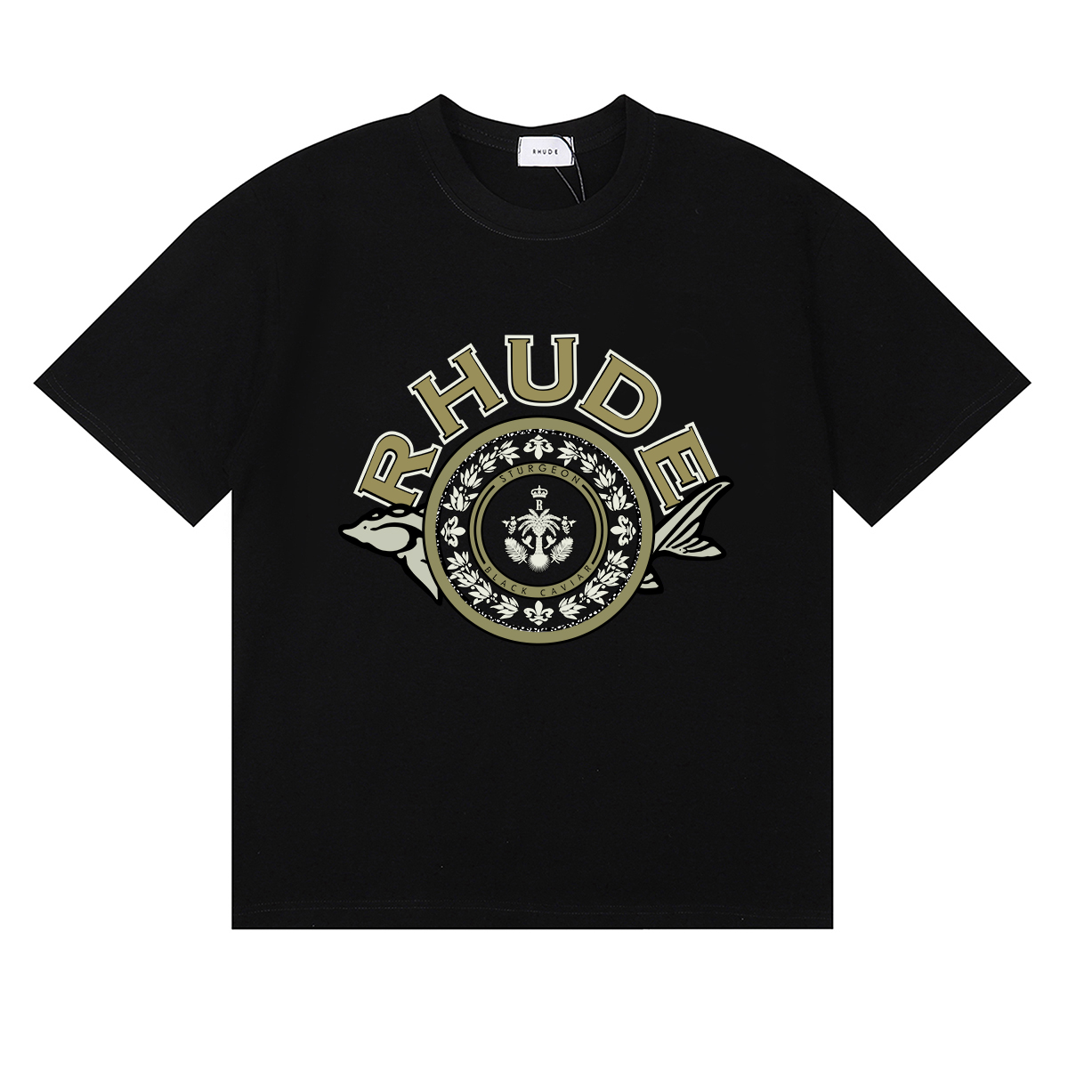 27986247 Sturgeon Caviar Print Tee 3 colors