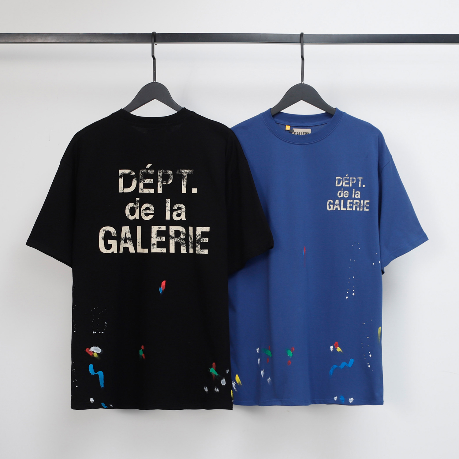Split small letter graffiti wash tee
