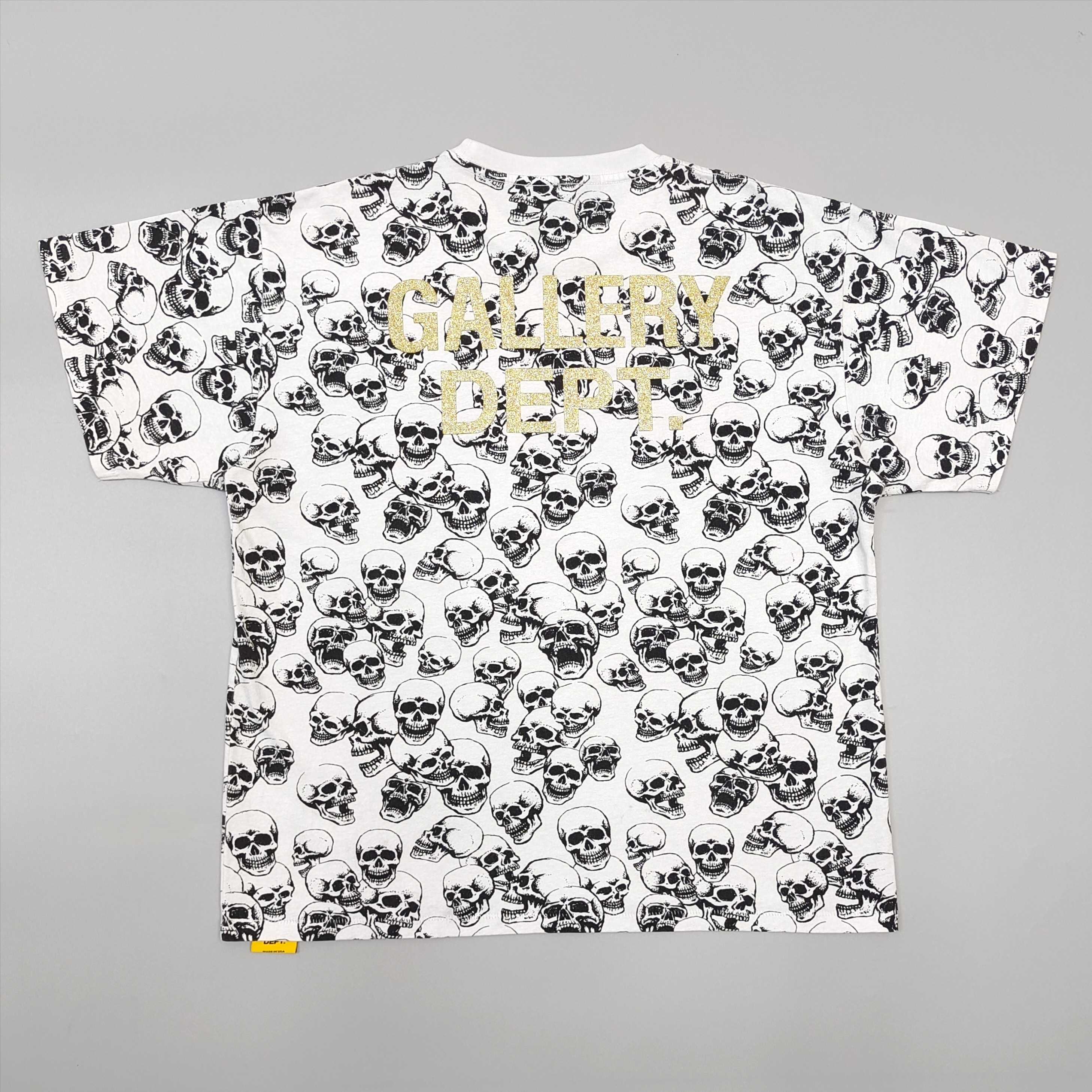 1:1 quality version 28354988 Full-print skull print Tee