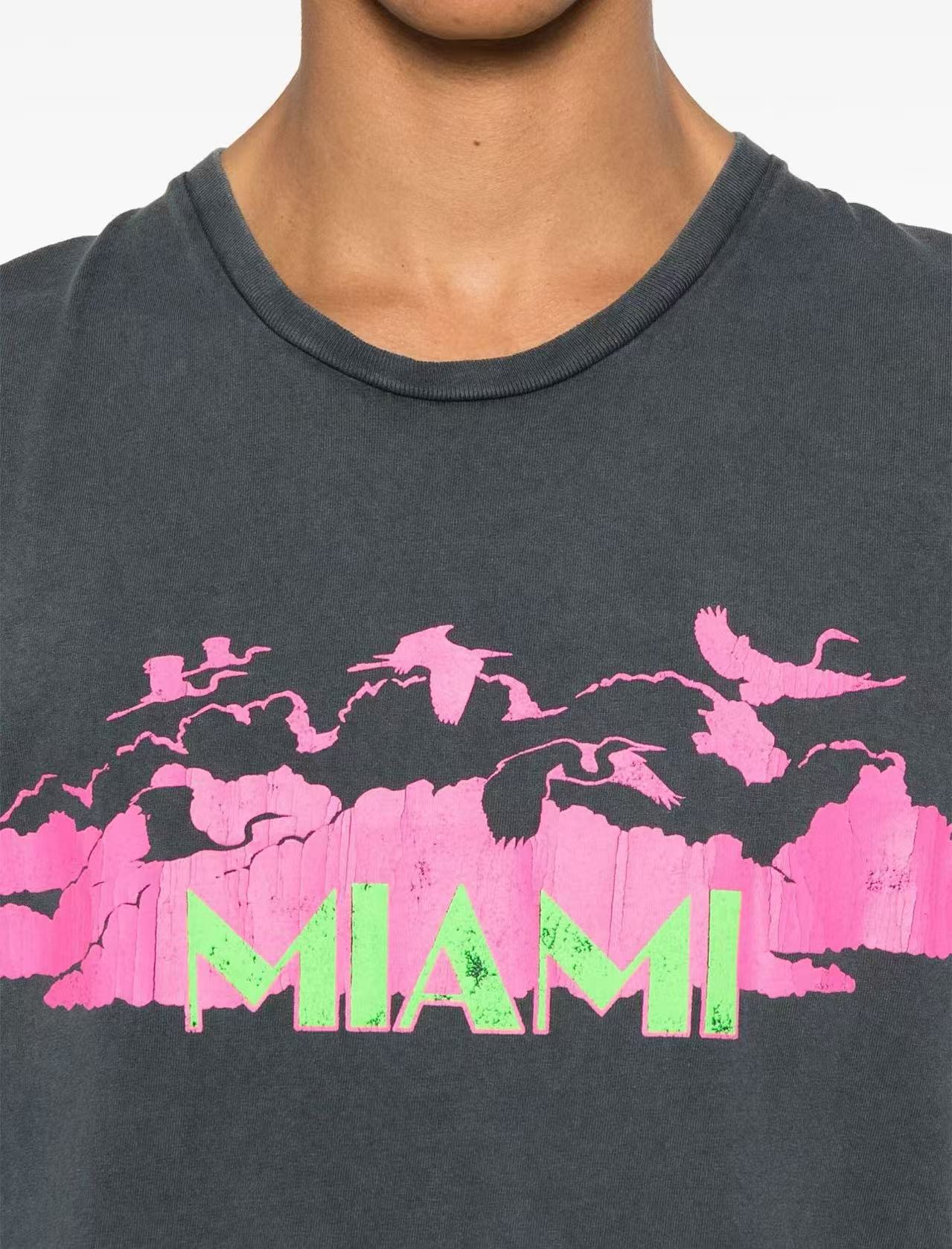 1:1 quality version 28195352 Miami Letter Print Washed Version Vest