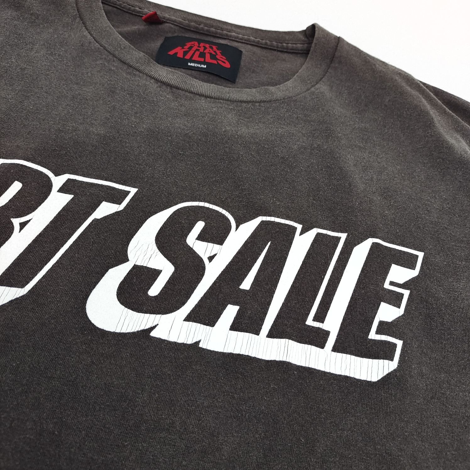 1:1 quality version Shadow Letter Print tee