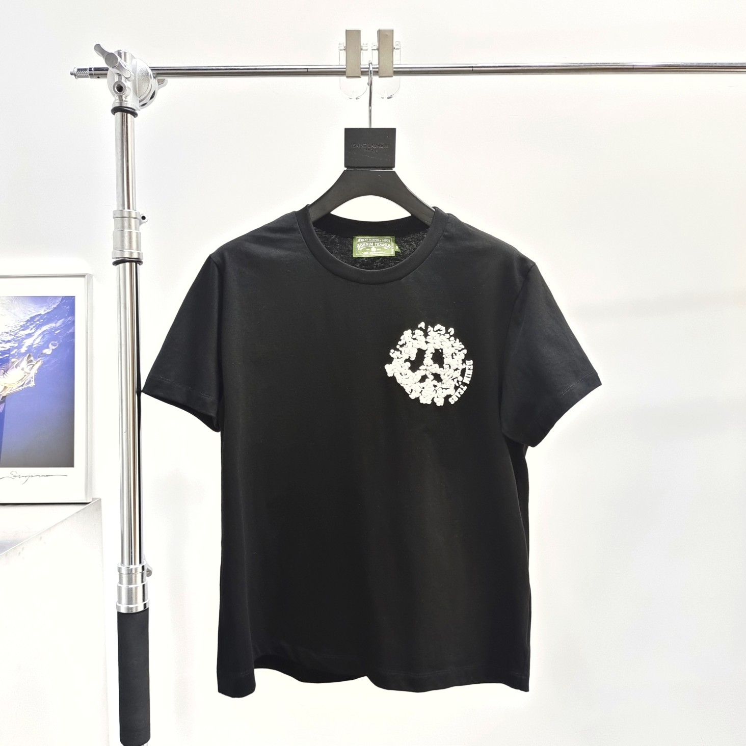 1:1 quality version Mainline Foam Kapok Monogram Print Round Neck tee