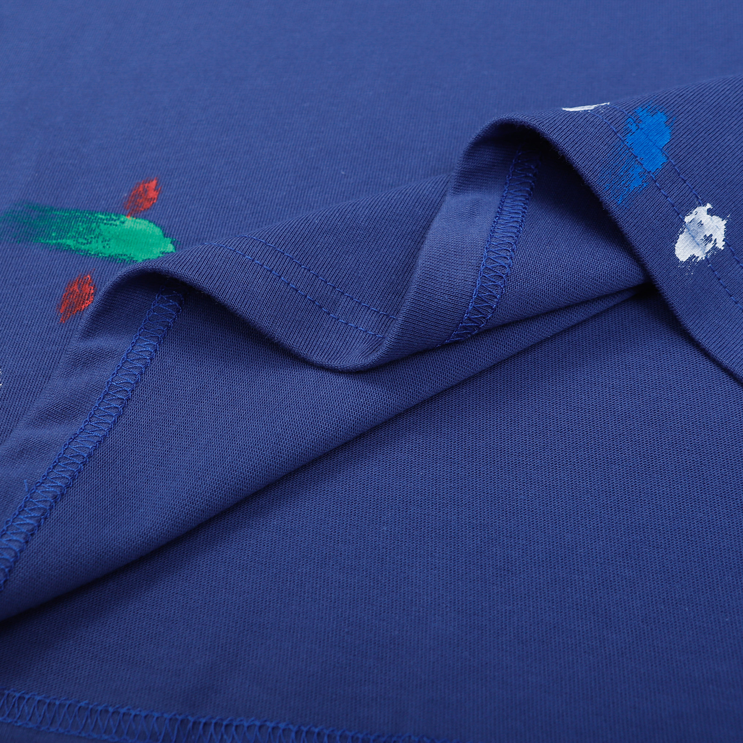 Split small letter graffiti wash tee