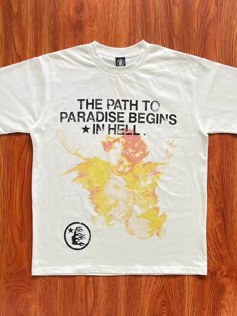 Angel Letter Logo Print Tee