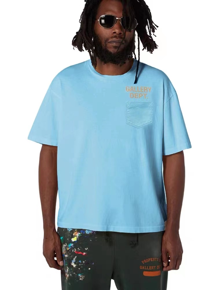 1:1 quality version Monogrammed short sleeve above the pocket 2 colors