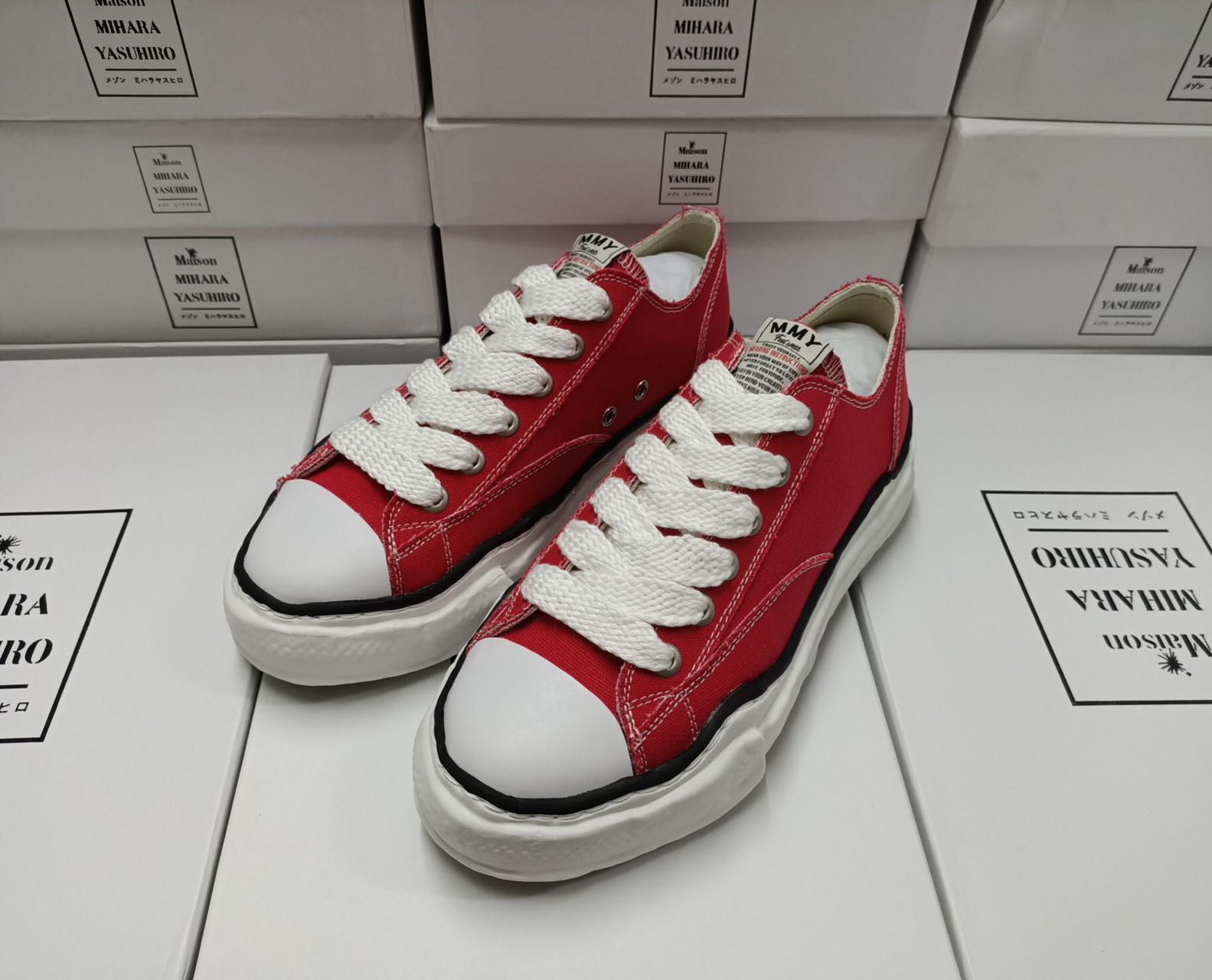 Maison MIHARA YASUHIRO Blakey low-top sneakers01