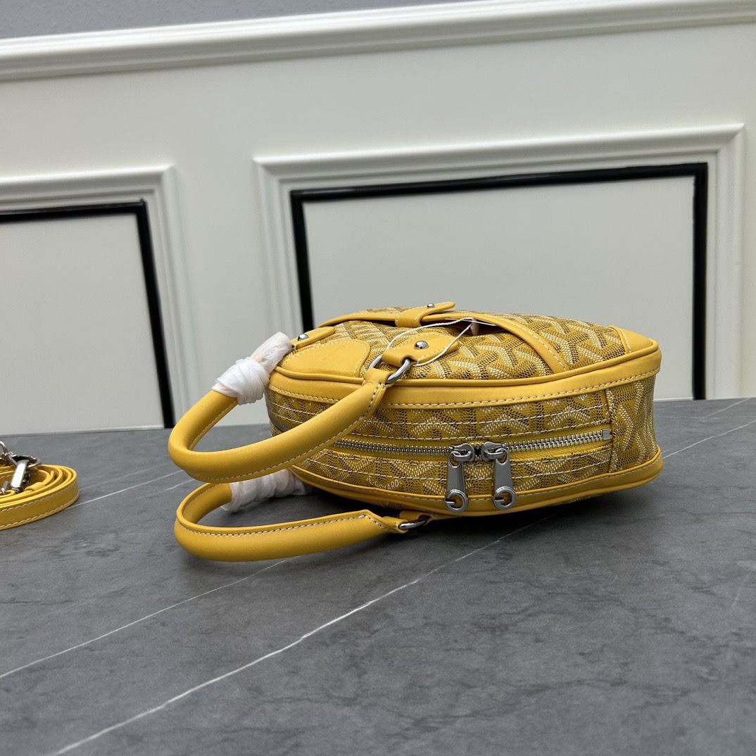 Goyard vintage bowling handbag