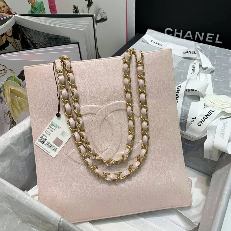 Chanel Shiny Aged Calfskin Shopping Bag As1945