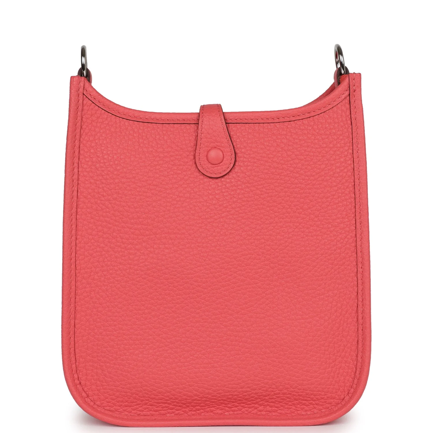 Hermes Evelyne TPM Rose Texas Clemence Palladium Hardware