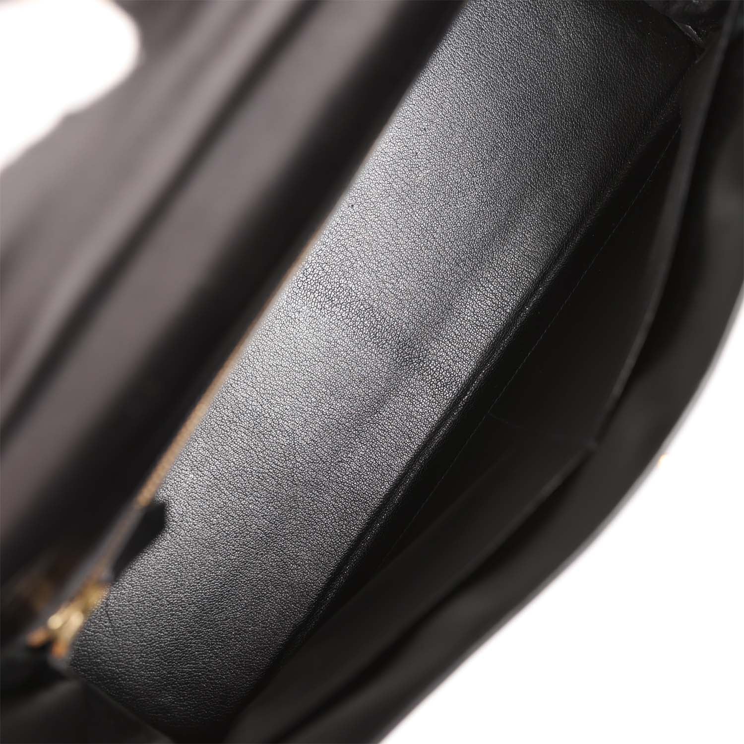 Hermes Kelly 35 Retourne Black Box Gold Hardware