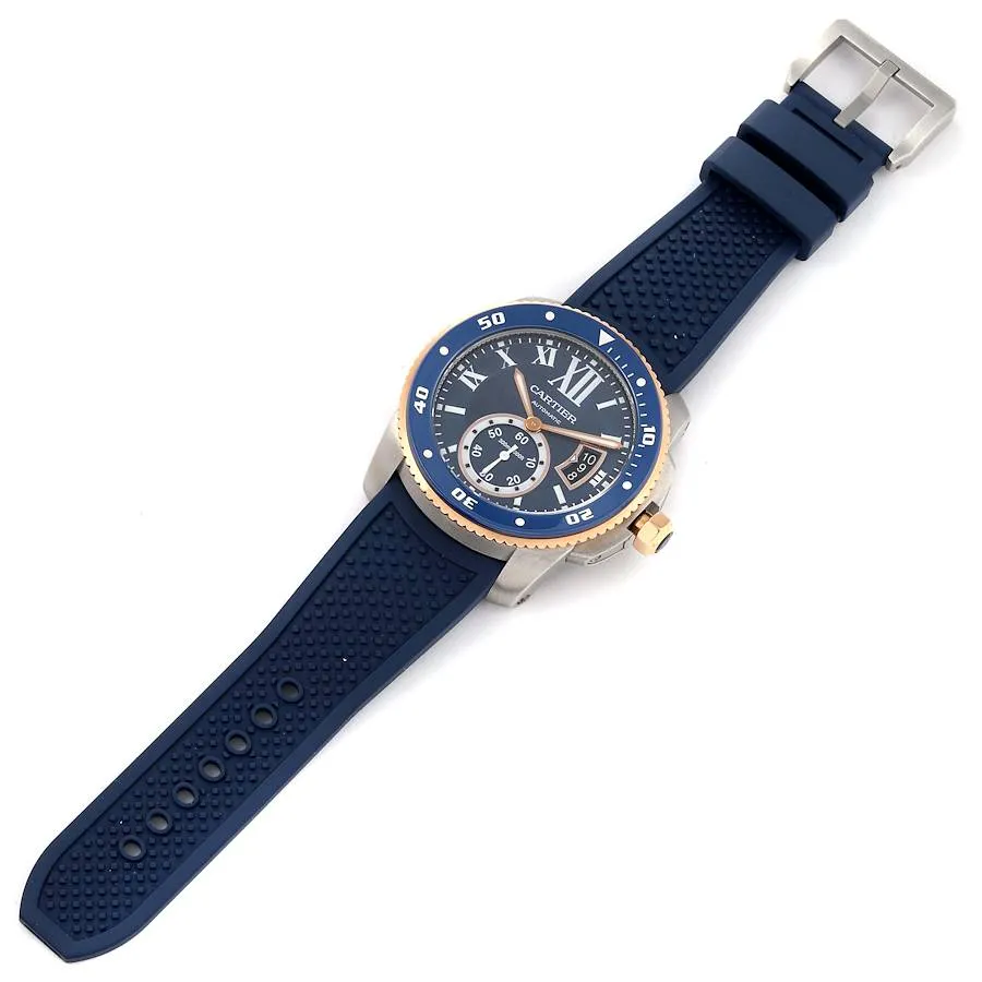 CALIBRE ROSE GOLD MIX BLUE 42mm