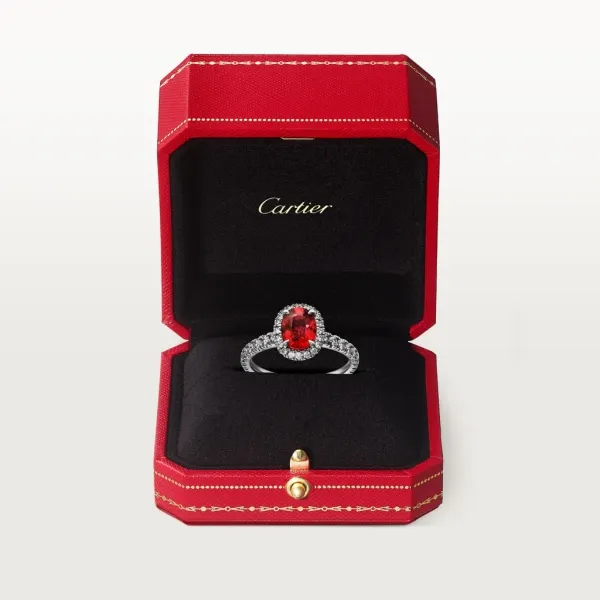 CARTIER DESTINEE SOLITAIRE WITH COLOURED STONE