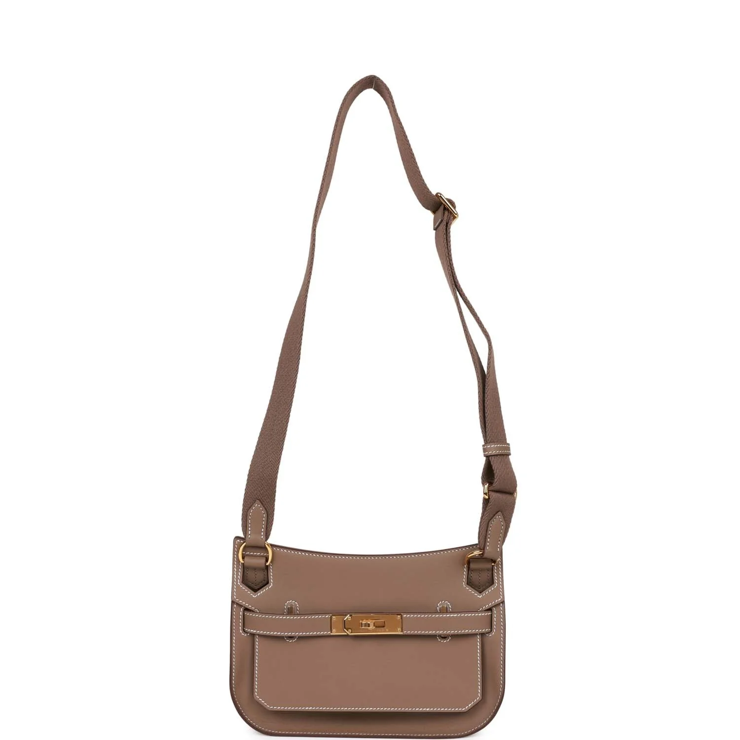 Hermes Jypsiere Mini Etoupe Swift Gold Hardware