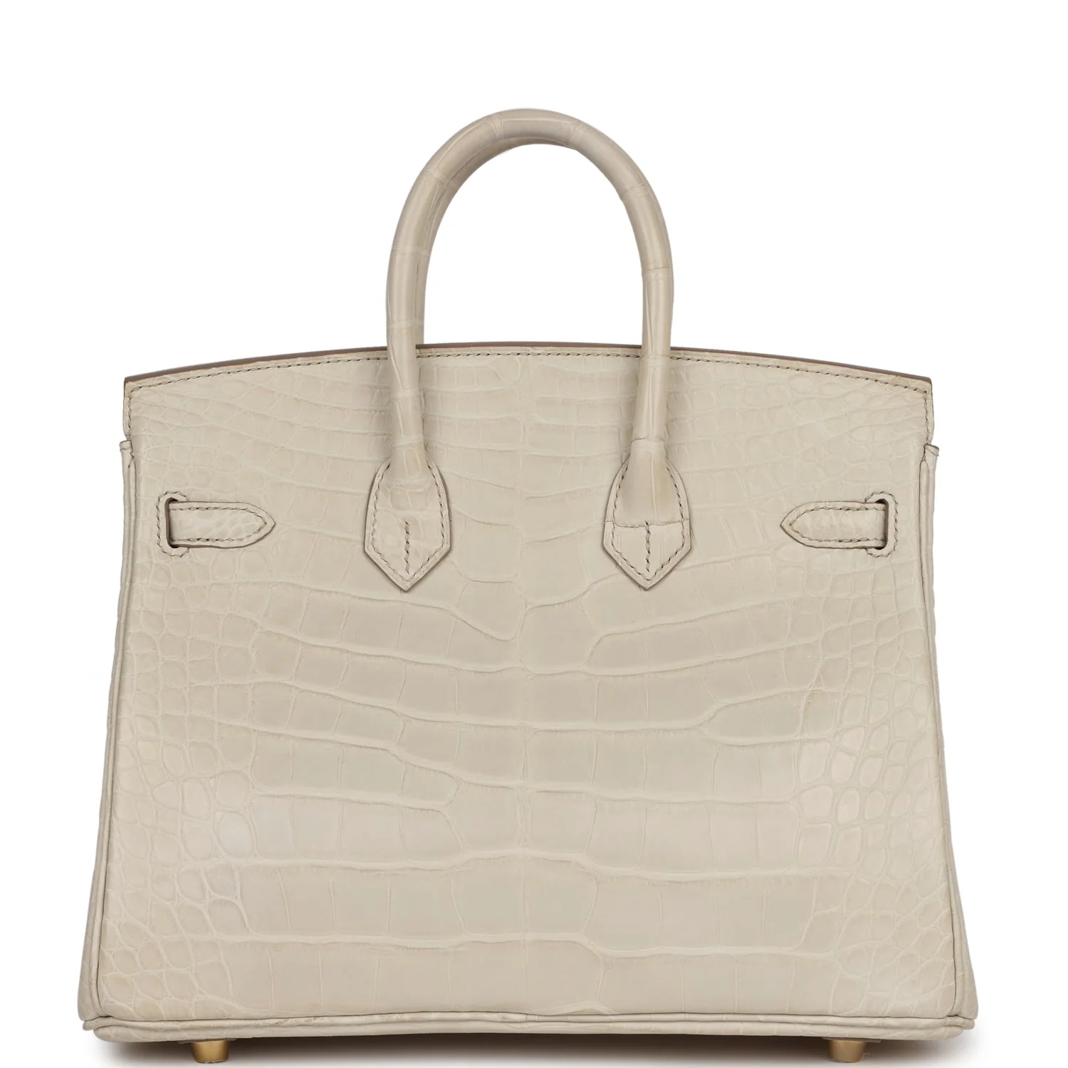 Hermes Birkin 25 Beton Matte Alligator Gold Hardware