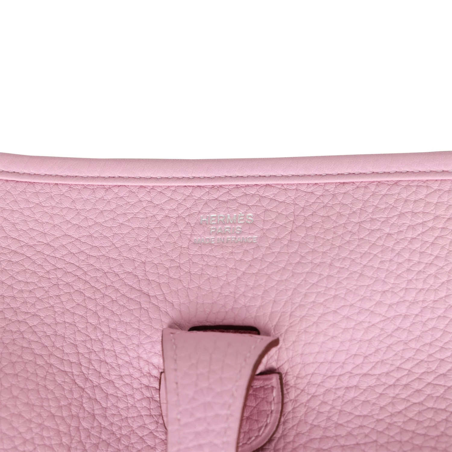 Hermes Evelyne III PM Mauve Sylvestre Clemence Palladium Hardware
