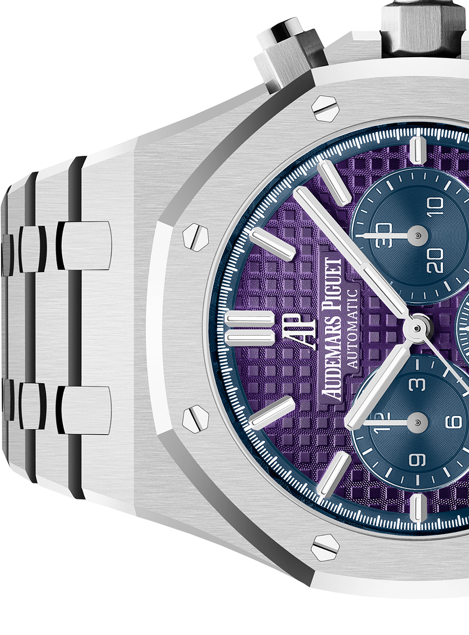 ROYAL OAK Plum purple dial CHRONOGRAPH 41mm