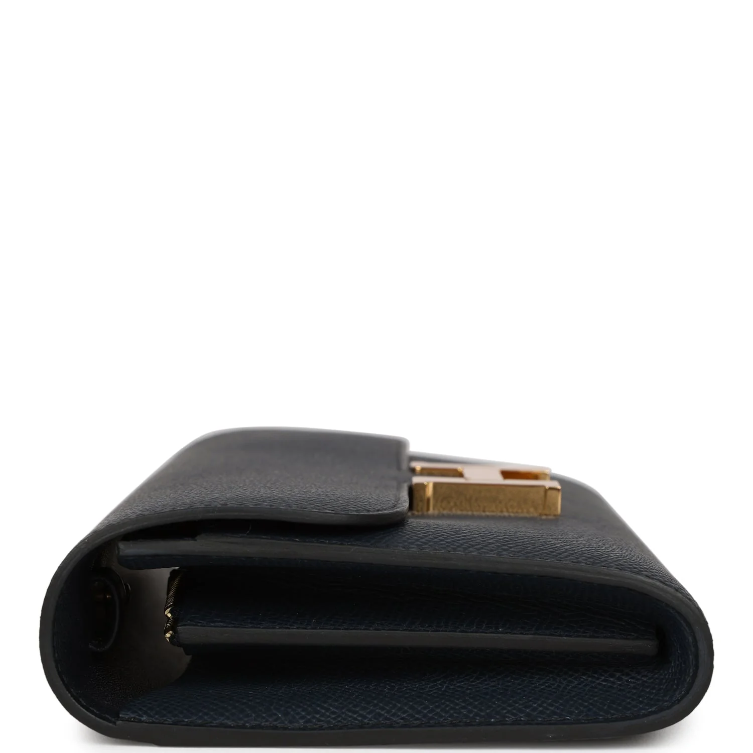 Hermes Constance To Go Wallet Bleu Indigo Epsom Gold Hardware