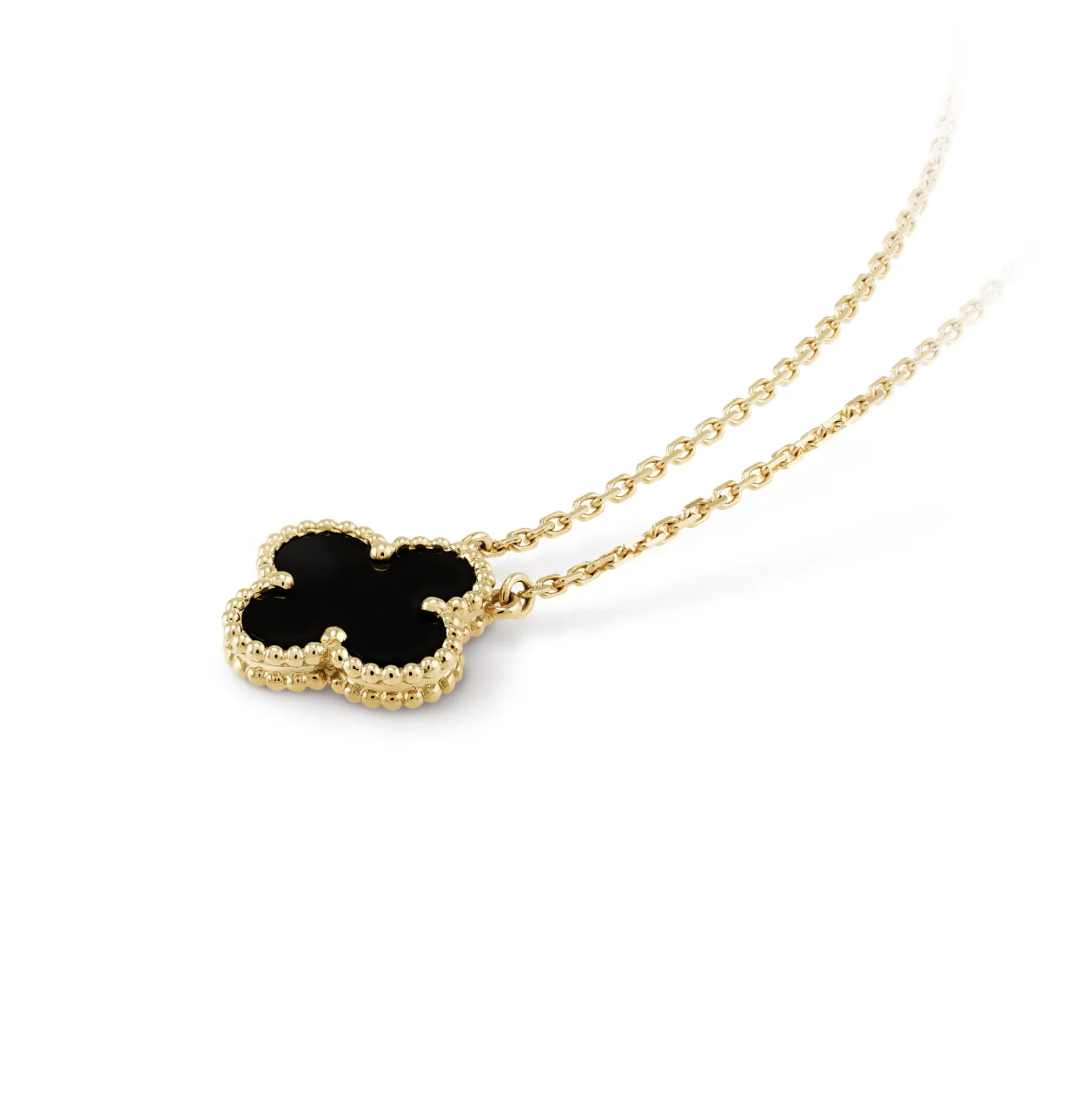 Van Cleef & Arpels Magic Alhambra One Motifs Black Necklace