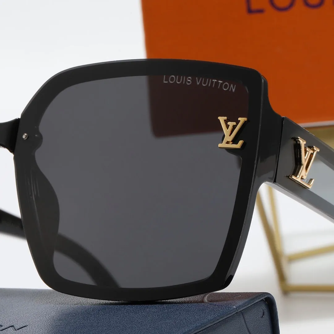 5 Colors Simple Transparent Temples Polarized Sunglasses