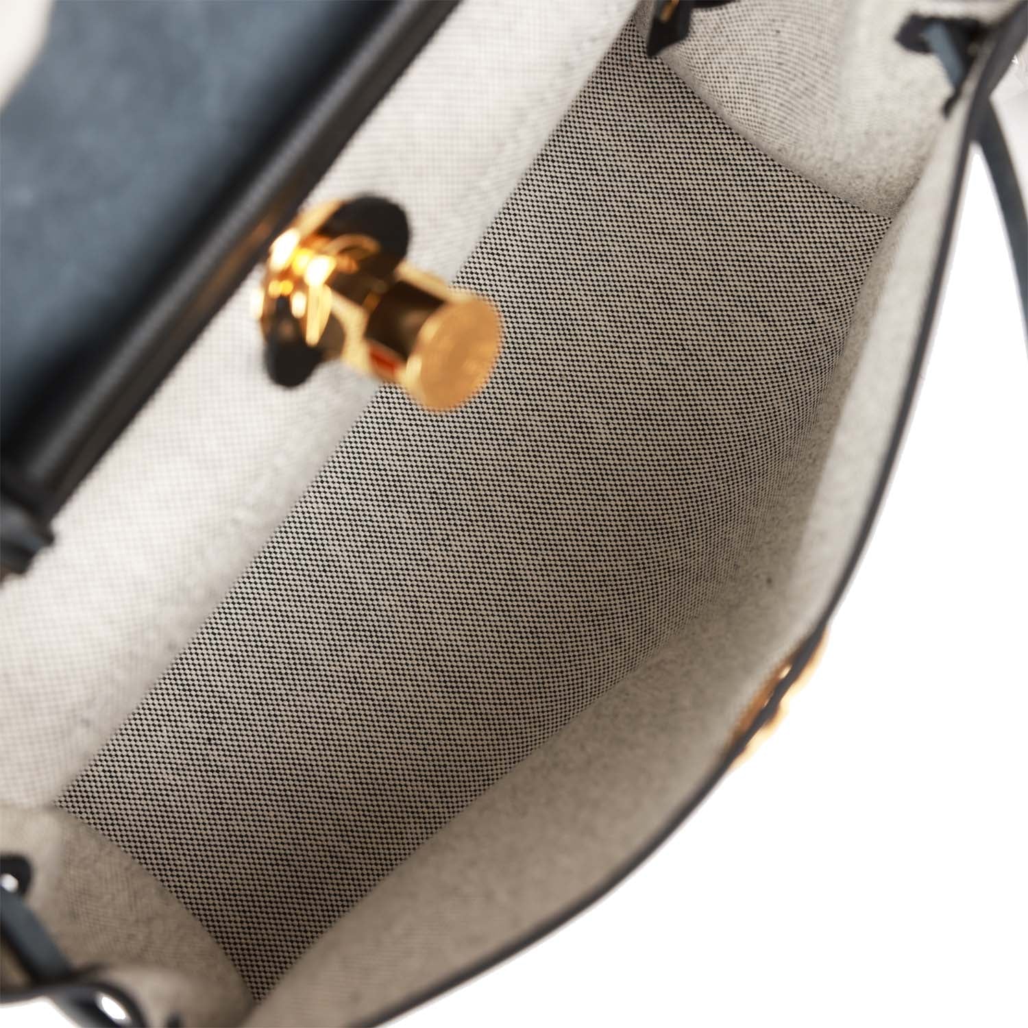 Hermes Herbag Zip PM 31 Black and Ecru Toile H Berline Vache Hunter Gold Hardware