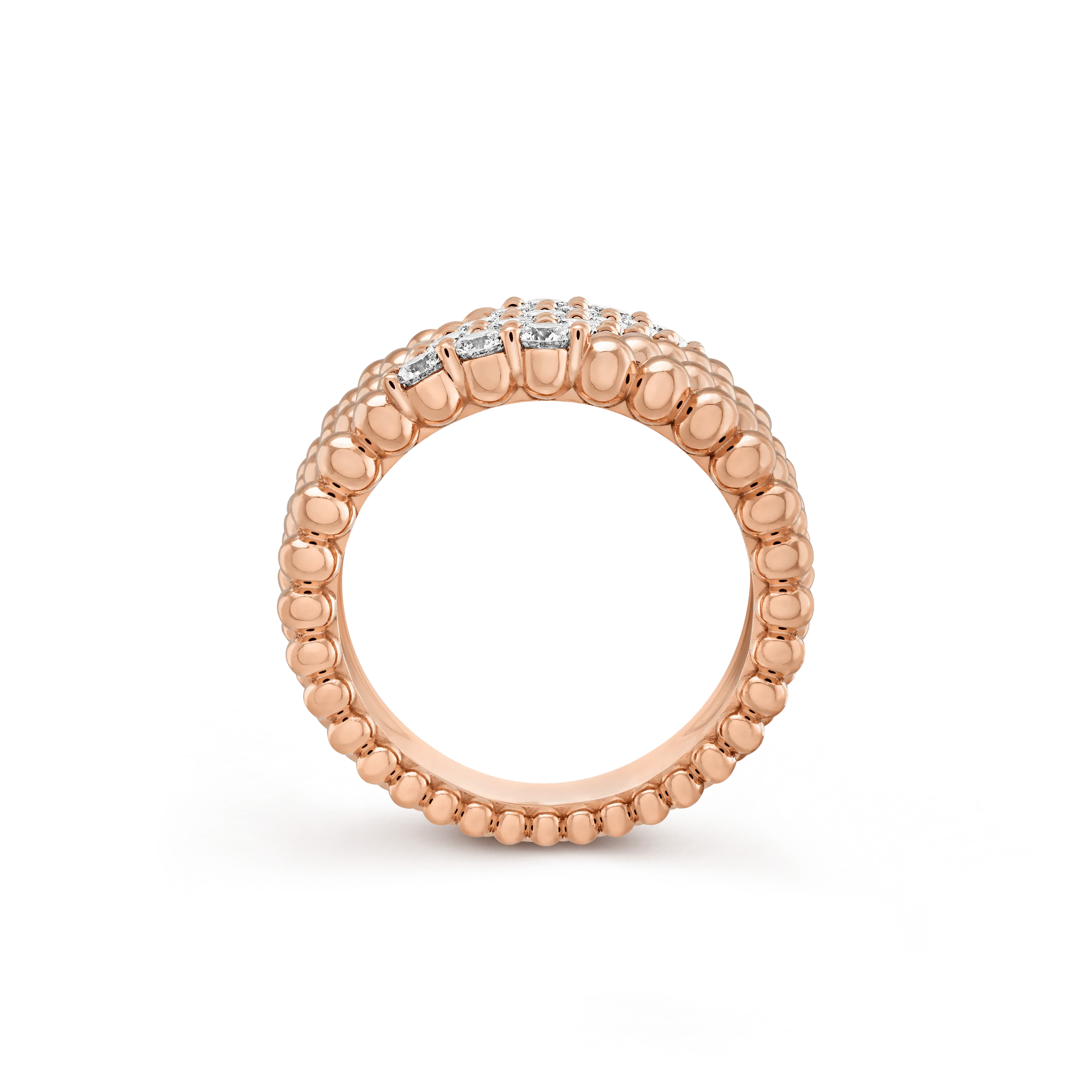 Perlée diamonds ring
