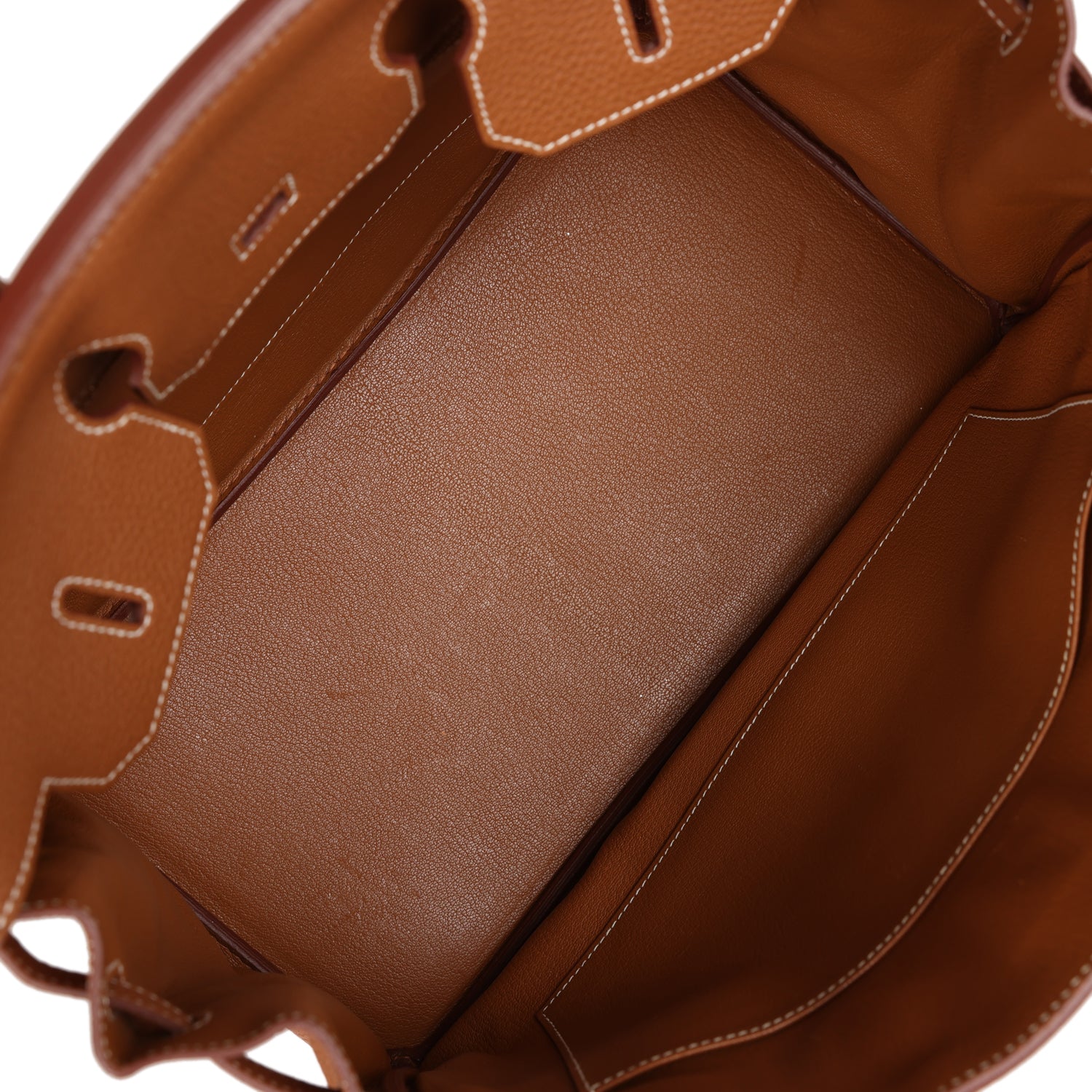 Pre-owned Hermes Birkin 35 Gold Togo Gold Hardware