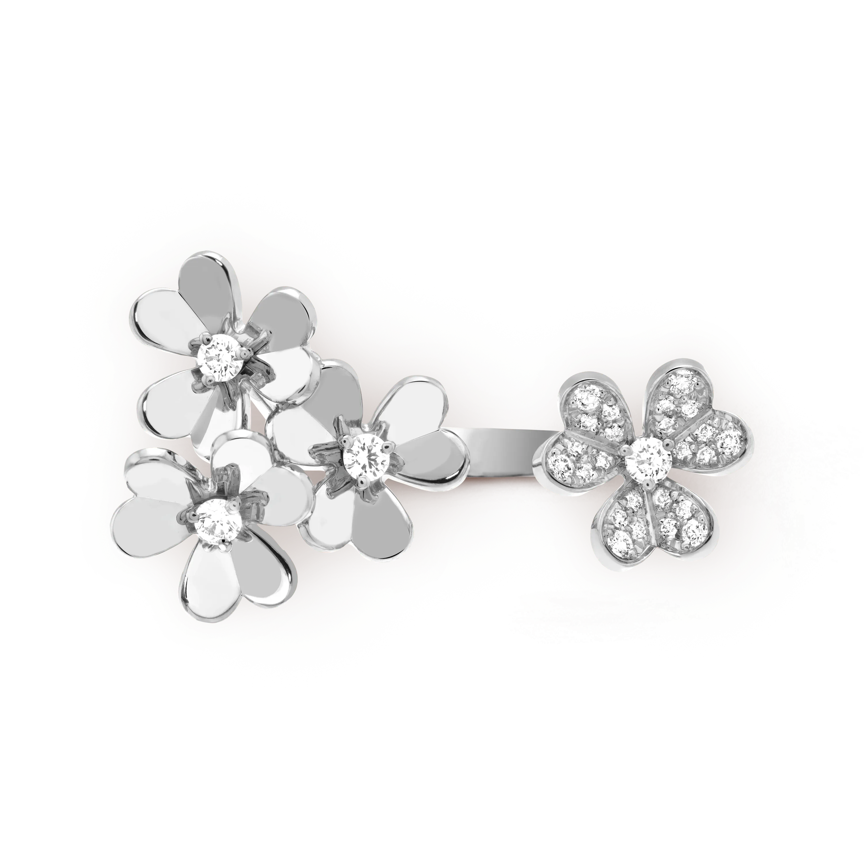 Frivole Between the Finger ring white gold, Diamond