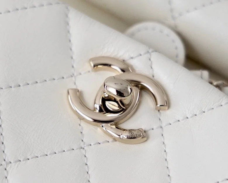 Chanel Backpack White For Women 7 in/18cm