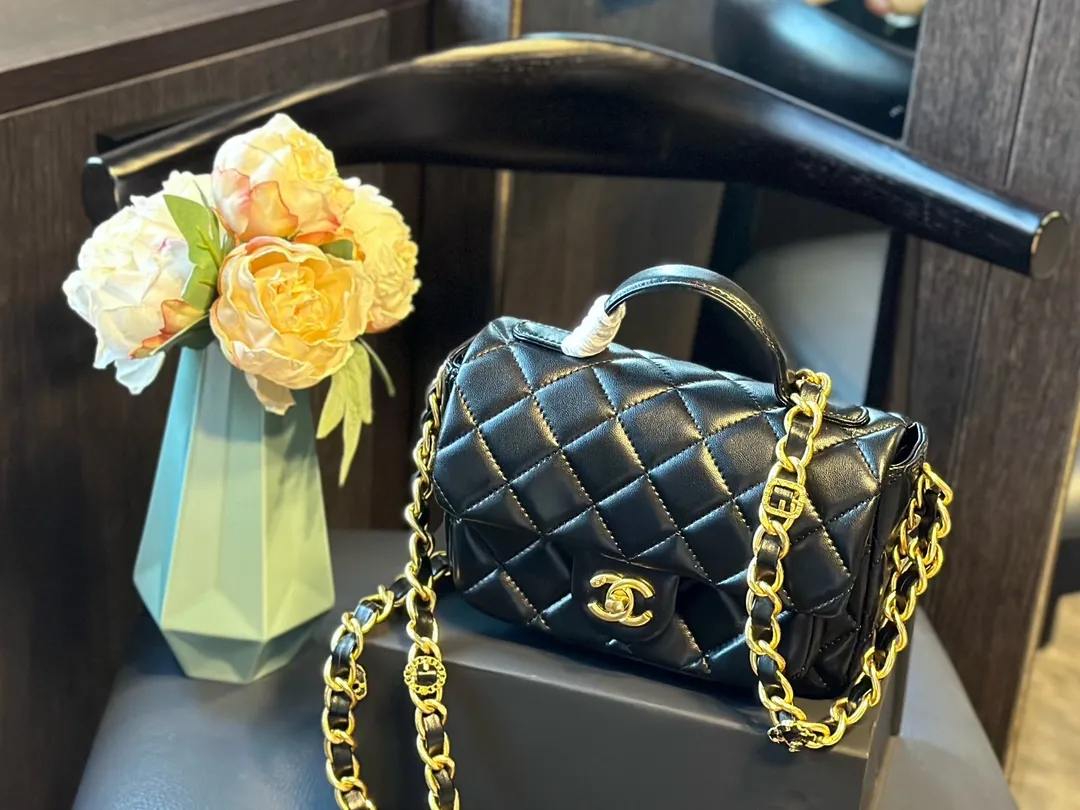 Mini Flap Bag with Top Handle