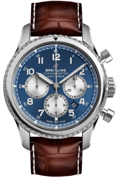 Navitimer 8 B01 Chronograph Brown Strap 43mm