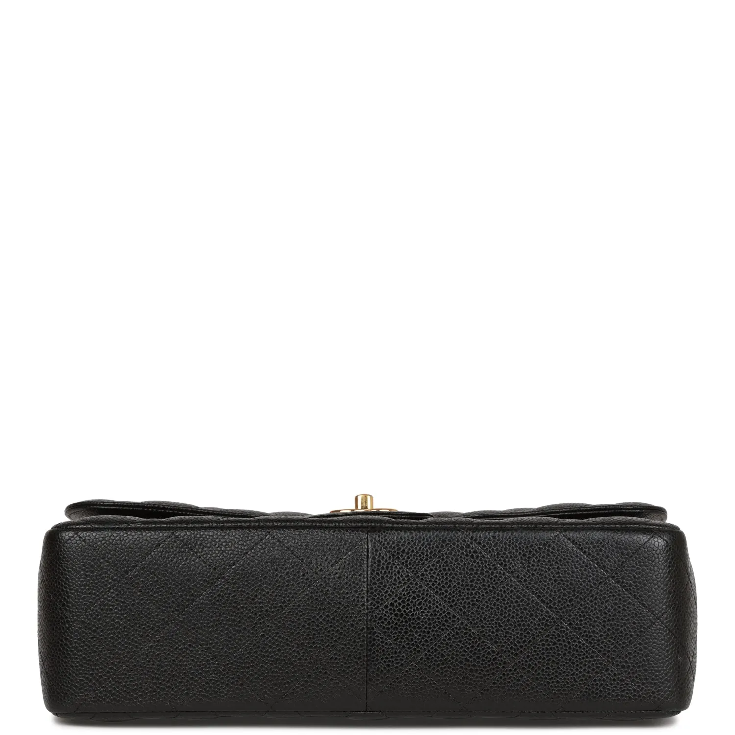 Jumbo Classic Double Flap Bag Black Caviar Gold Hardware
