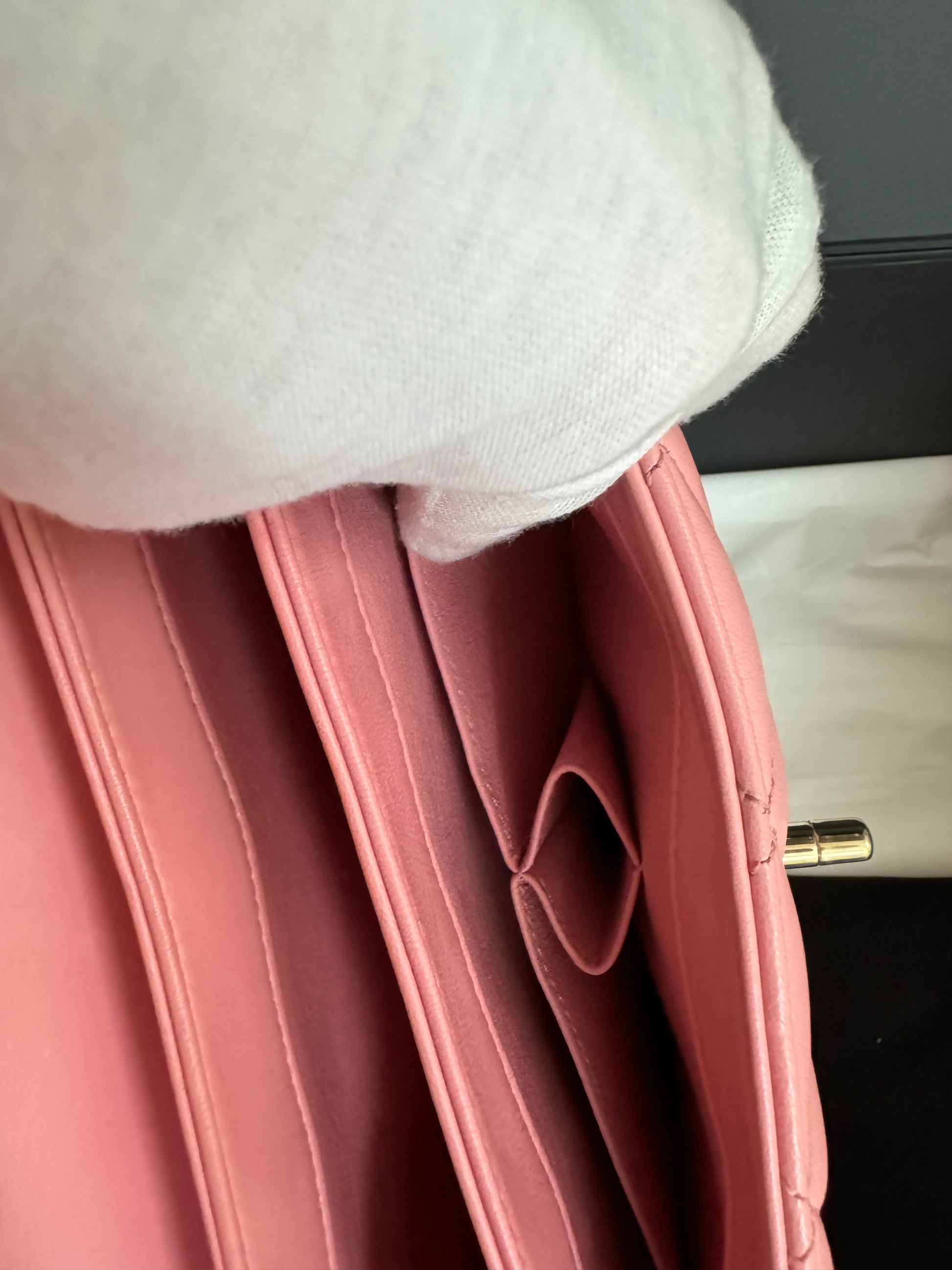 CHANEL TRENDY SMALL BABY PINK LAMBSKIN GHW