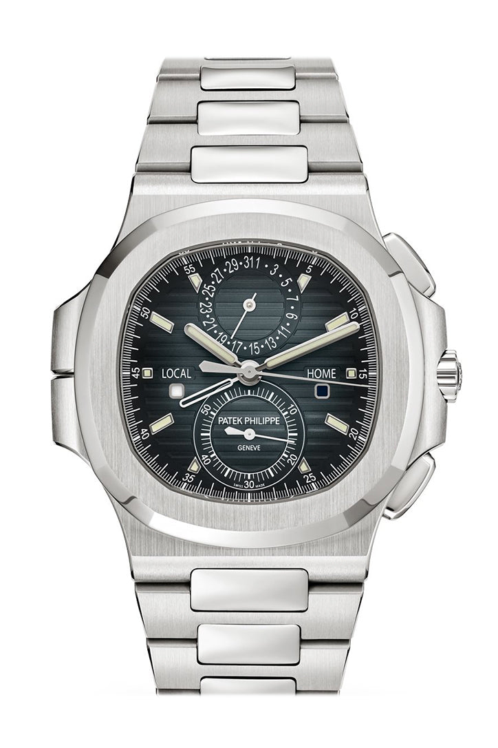 Nautilus 5990/1A-011 Travel Time Chronograph Dual Time 40.5mm