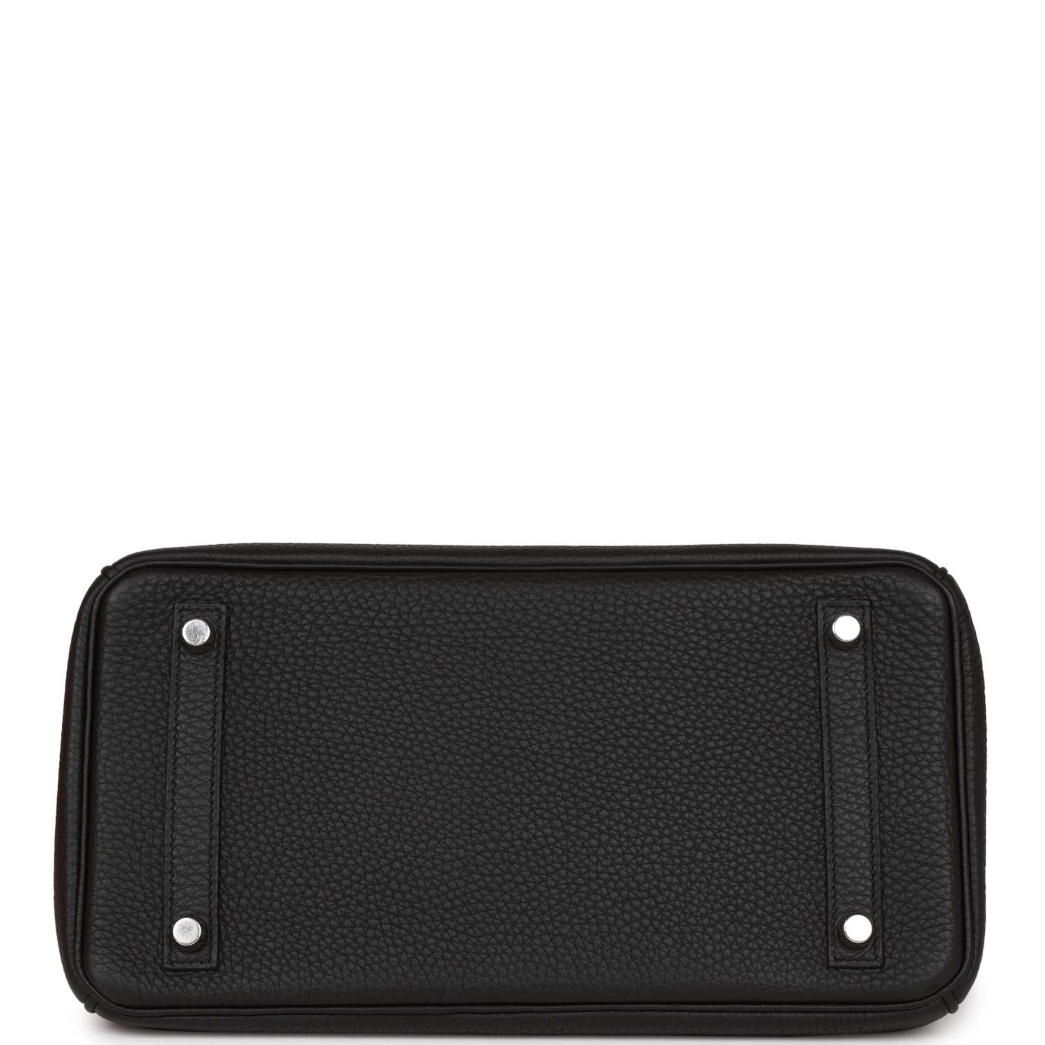 Pre-owned Hermes Birkin 30 Black Togo Palladium Hardware