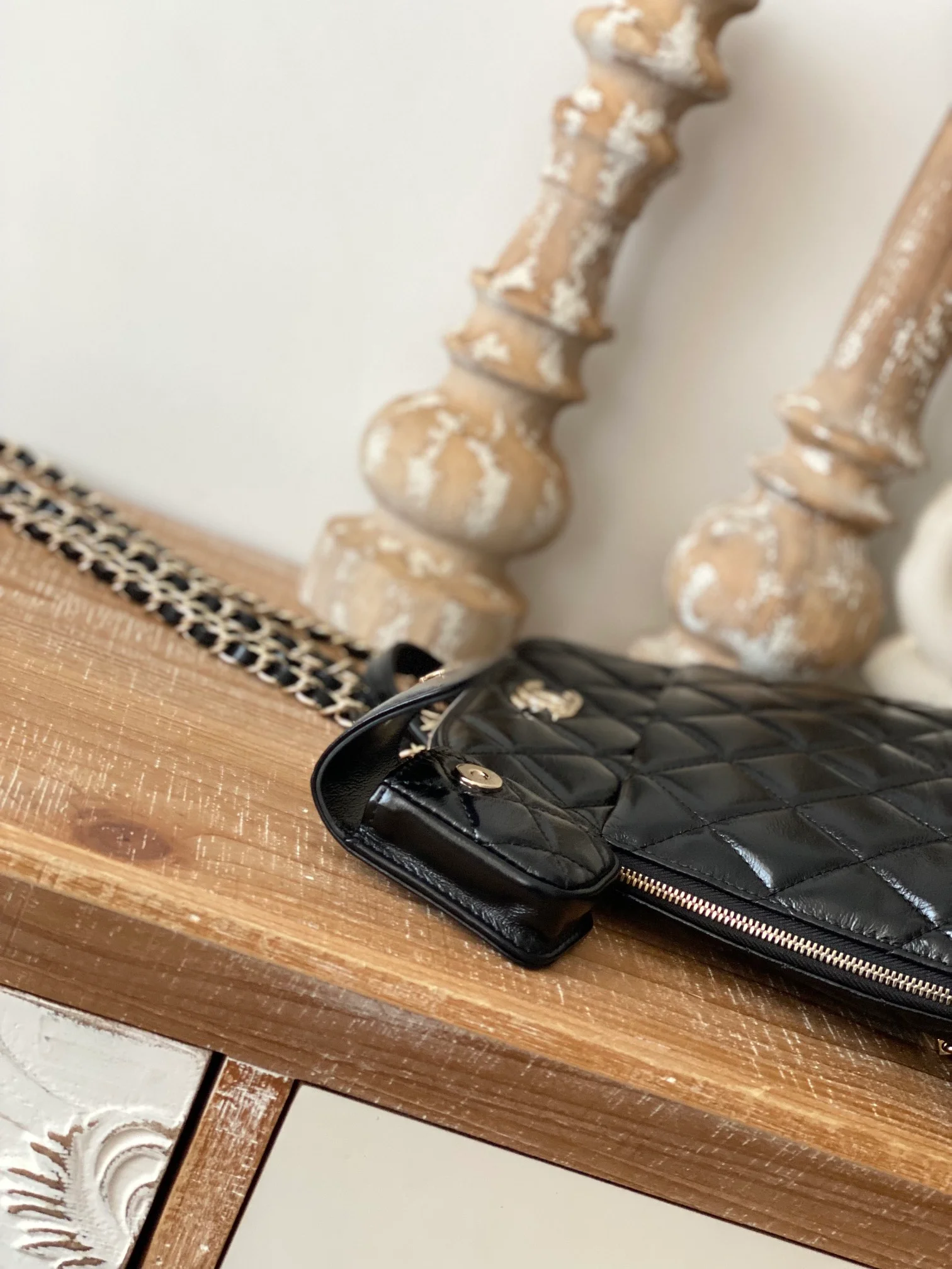 Chanel Rucksack Backpack Black Bag For Women 21cm/8in