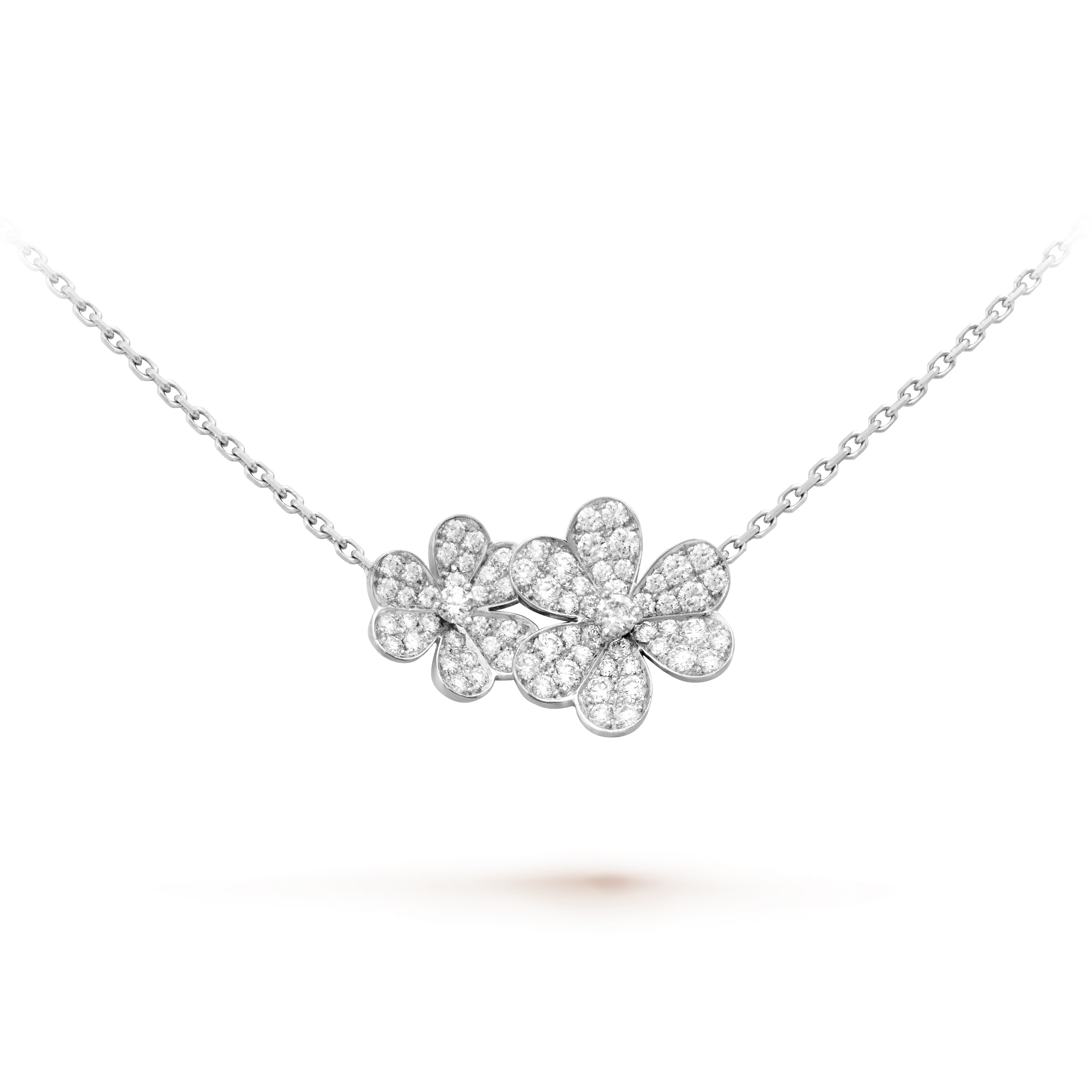 Frivole necklace, 9 flowers