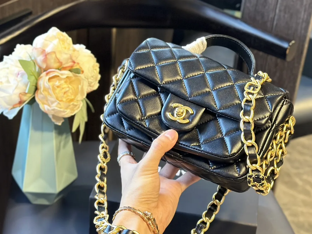 Mini Flap Bag with Top Handle