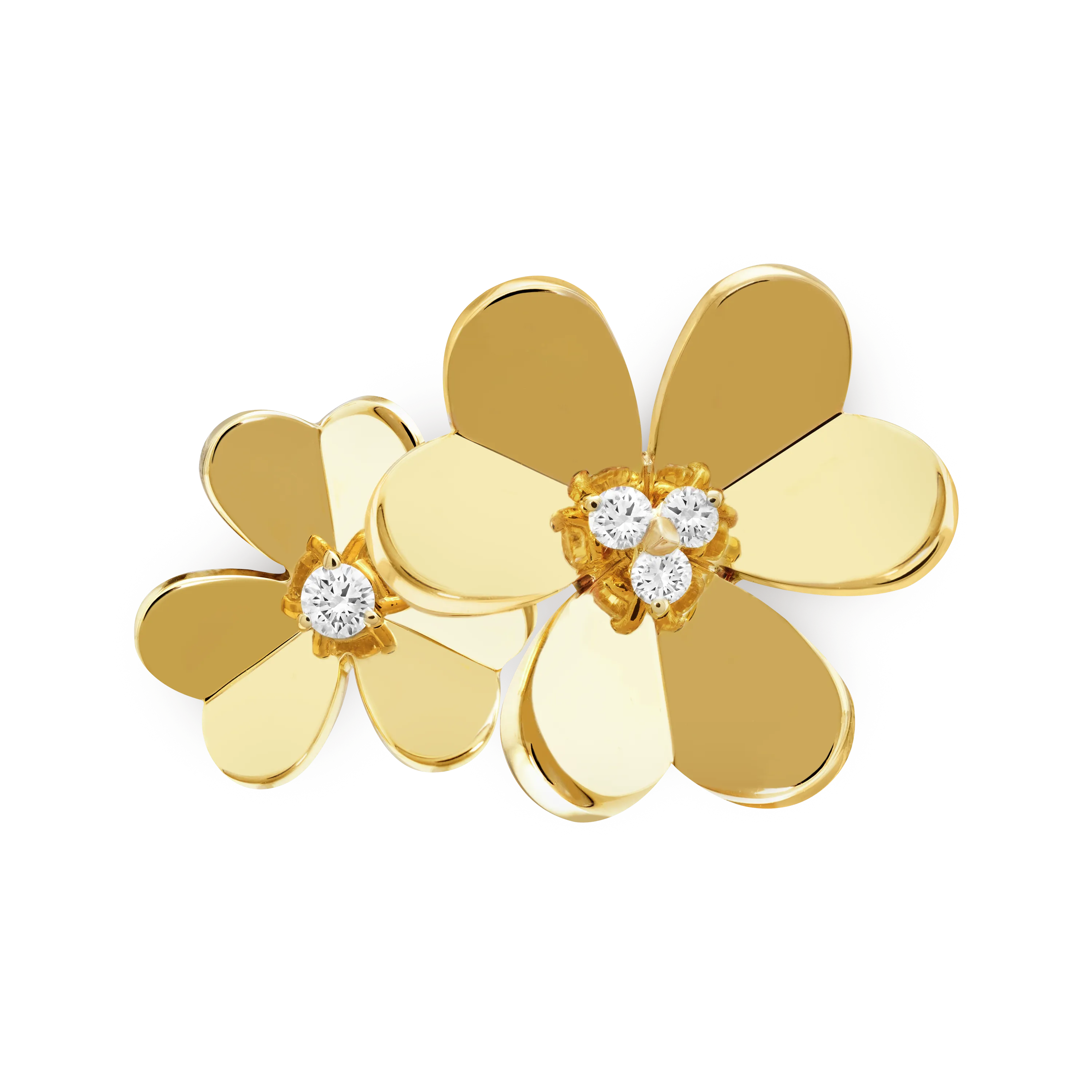 Frivole Between the Finger Ring yellow gold, Diamond