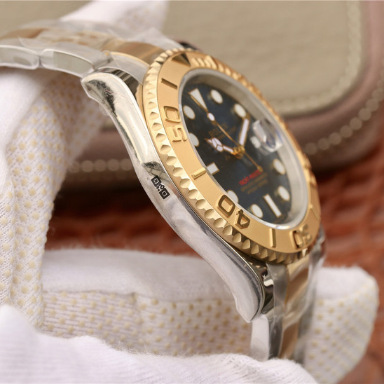 Yacht-Master Yellow Gold Bezel Blue Dial 40mm