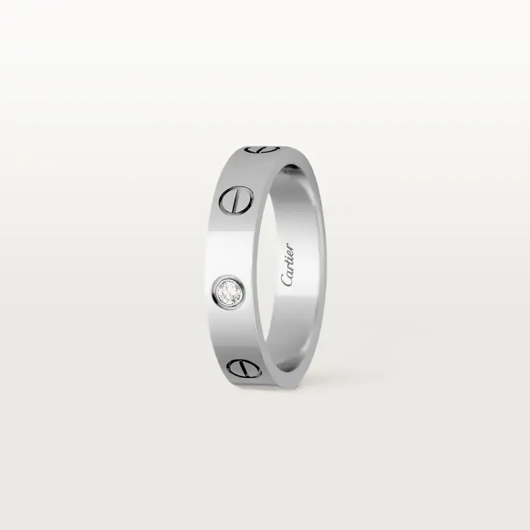 LOVE WEDDING BAND, 1 DIAMOND