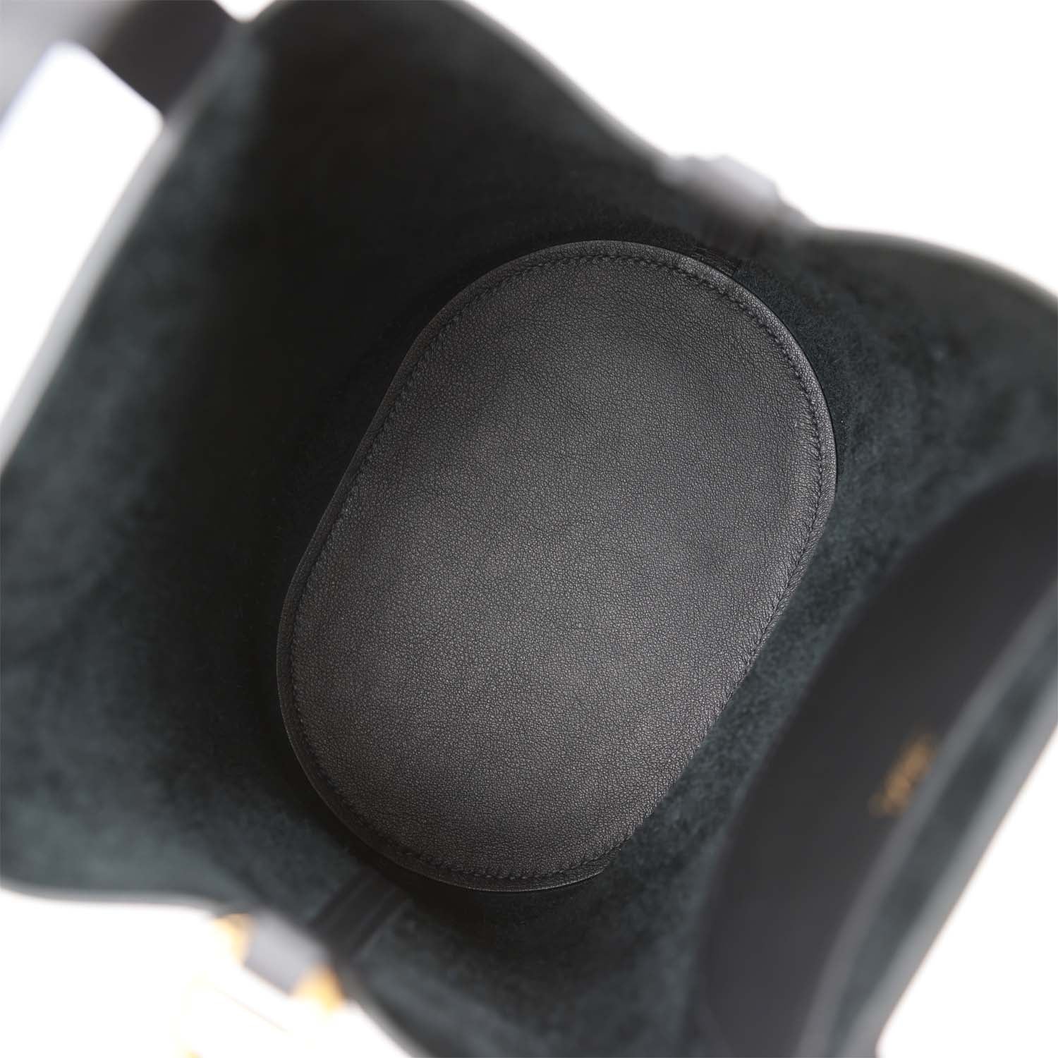 Hermes In-The-Loop 18 Black Clemence and Swift Gold Hardware