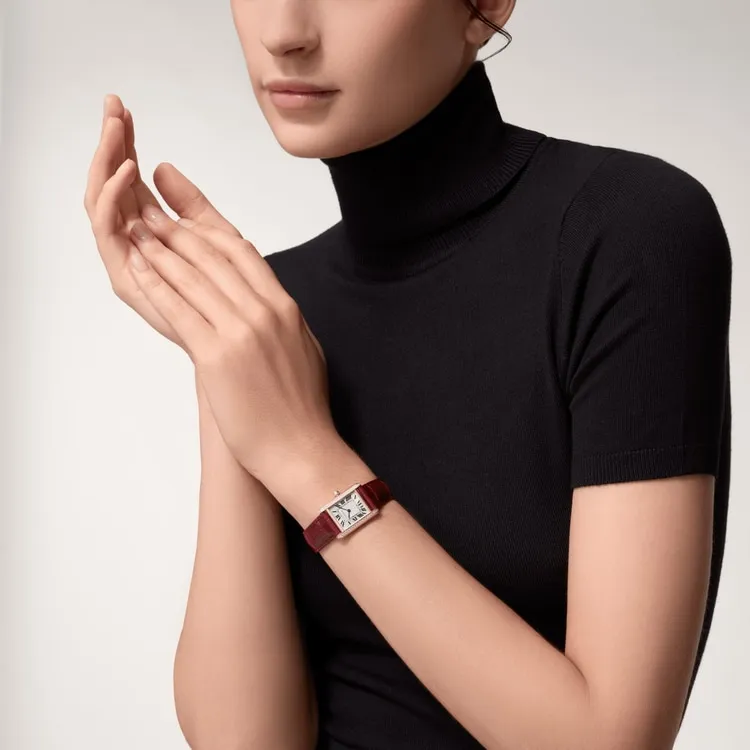 TANK LOUIS  Rose Gold Diamond 22mm