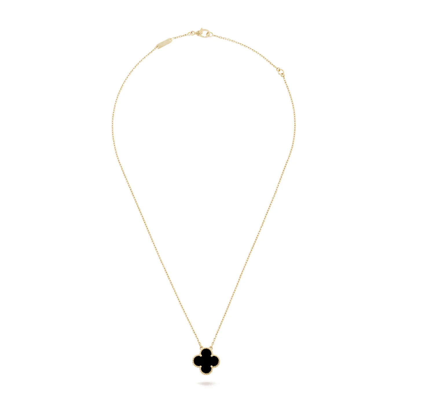 Van Cleef & Arpels Magic Alhambra One Motifs Black Necklace